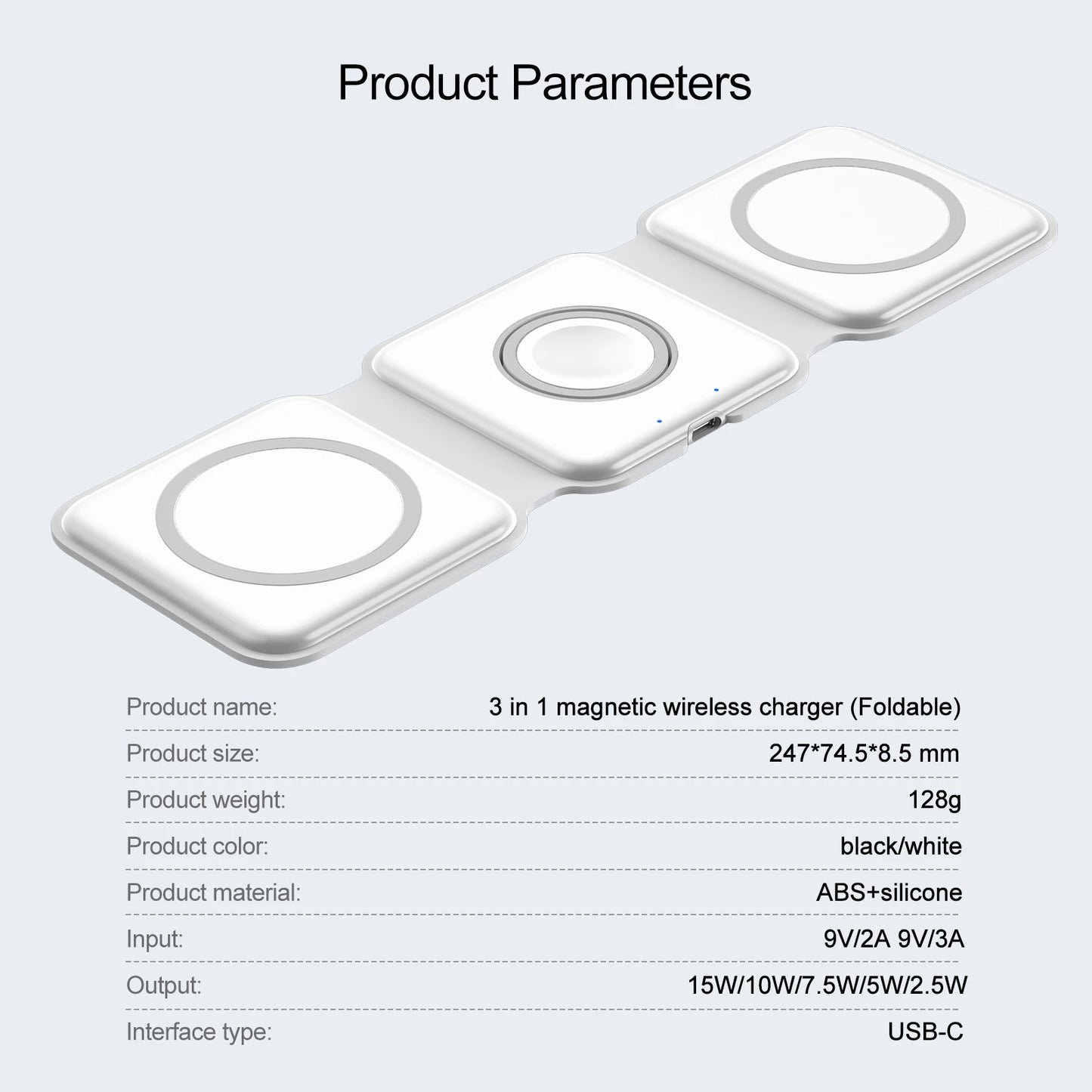 3 IN 1 Magnetic Wireless Charger