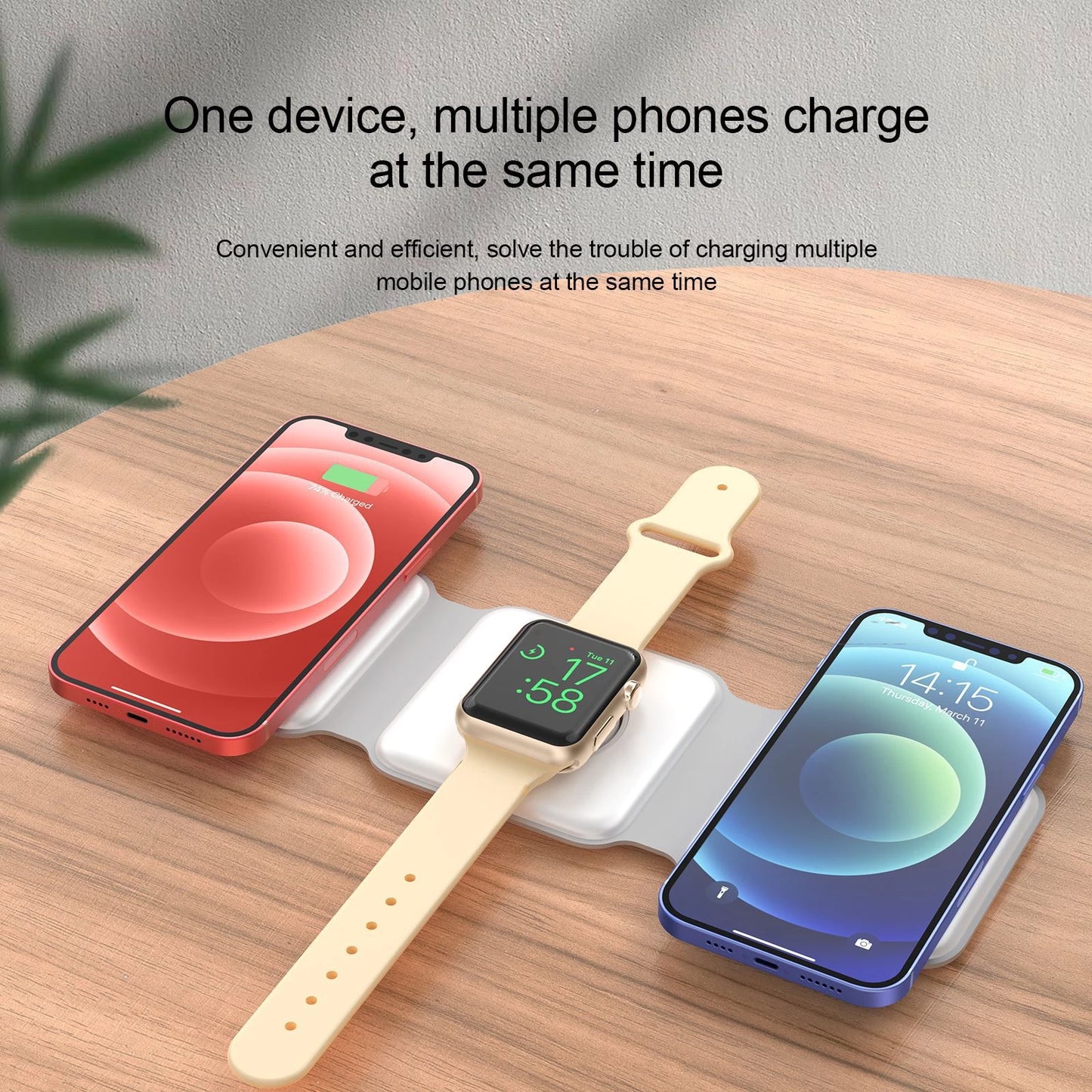 3 IN 1 Magnetic Wireless Charger