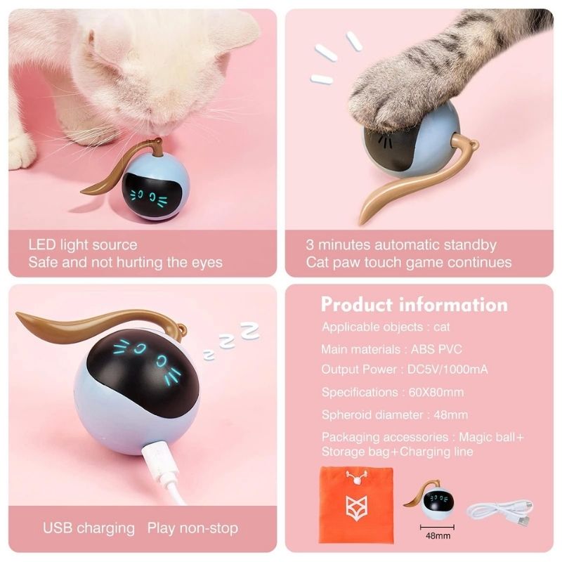 Smart Interactive Cat Ball